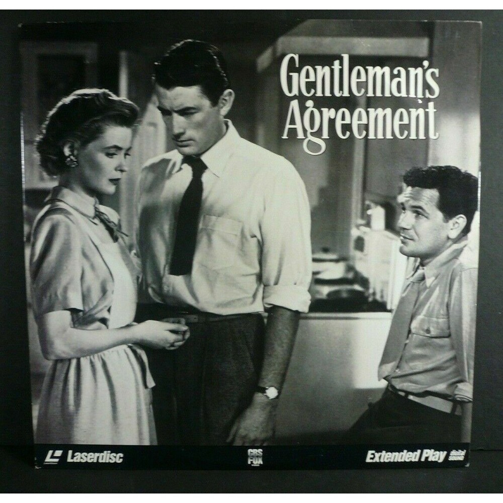Gentleman's Agreement - Gregory Peck, Dorothy McGuire 1947 - Laser Disc